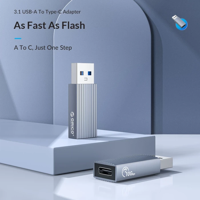 Orico Адаптер USB3.1 to Type-C (female) - AH-AC10-GY