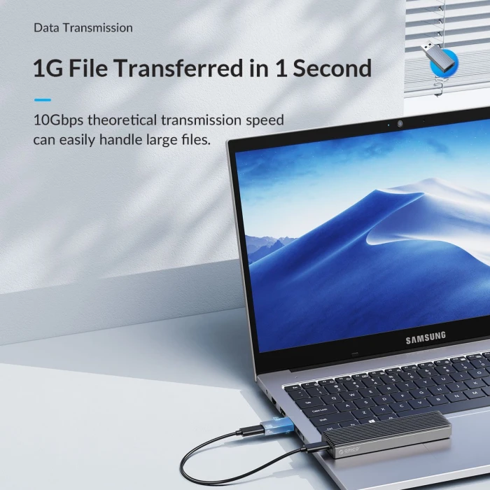 Orico Адаптер USB3.1 to Type-C (female) - AH-AC10-GY