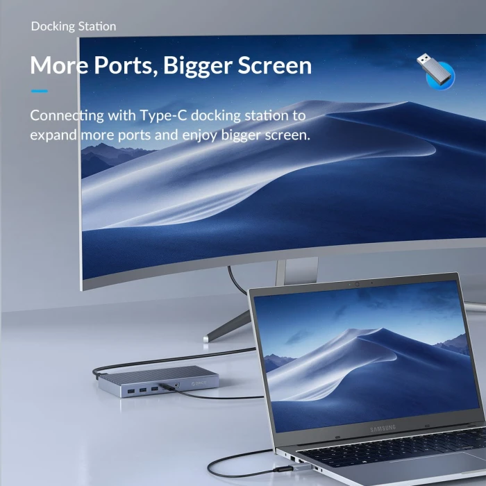 Orico Адаптер USB3.1 to Type-C (female) - AH-AC10-GY