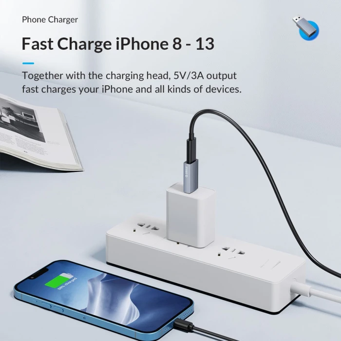 Orico Адаптер USB3.1 to Type-C (female) - AH-AC10-GY