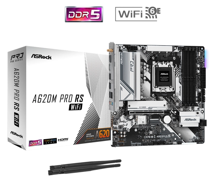 ASRock A620M Pro RS WiFi