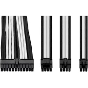 Thermaltake Sleeved Cable Black/White 300mm