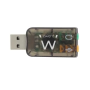 Звукова карта Ewent EW3751, 5.1, USB 2.0, черен