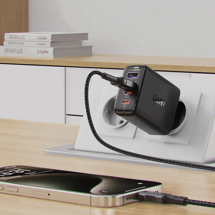 Acefast A61 Wall Charger GaN PD 45W
