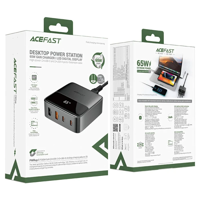 Acefast Z6 Wall Charger GaN PD3 65W