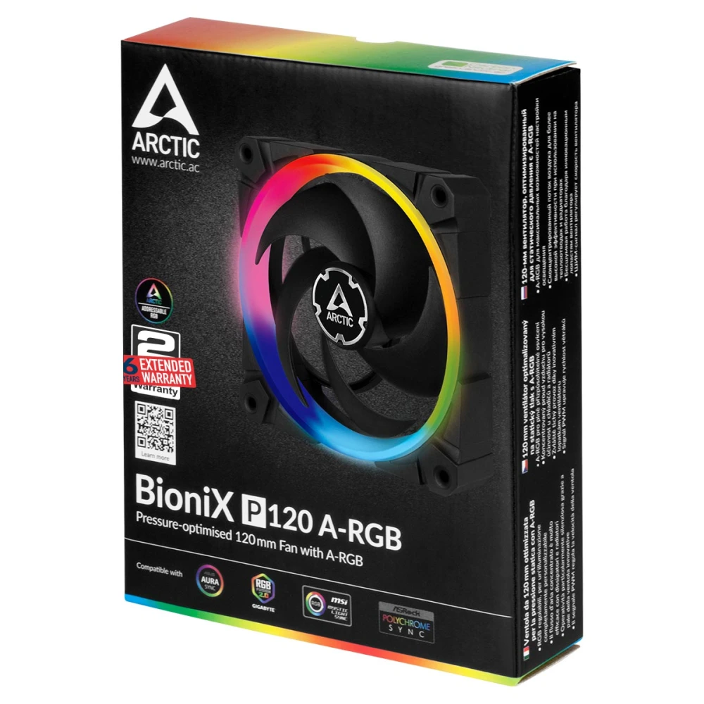 ARCTIC BioniX P120 A-RGB Black