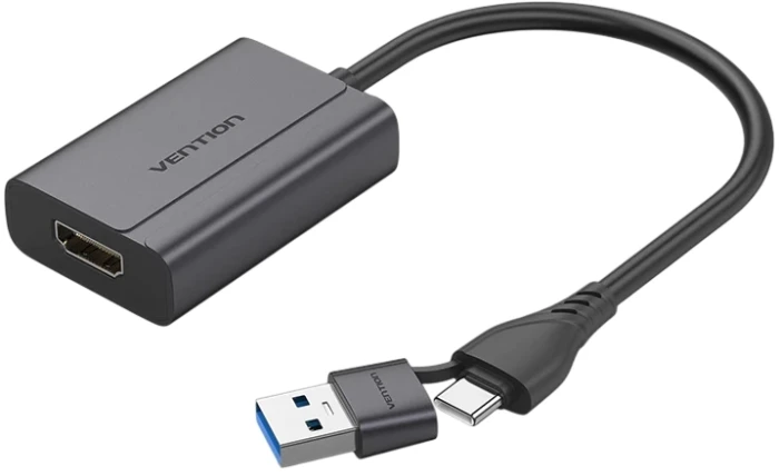 Vention адаптер USB-C/A > HDMI 1080p
