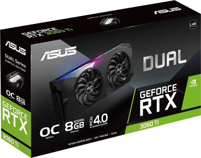 ASUS Dual GeForce RTX 3060 Ti V2 OC 8GB GDDR6