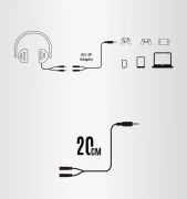 A4Tech 2 х 3.5mm 3-pin > 3.5mm 4-pin