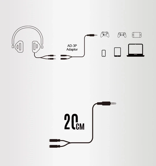 A4Tech 2 х 3.5mm 3-pin > 3.5mm 4-pin