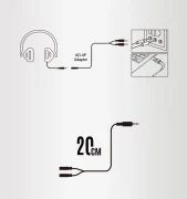 A4Tech 3.5mm 4-pin > 2 х 3.5mm 3-pin