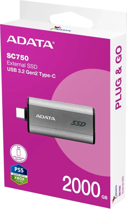 ADATA SC750 External SSD - 2TB