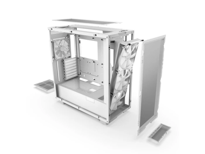 NZXT H7 Flow RGB Matte White