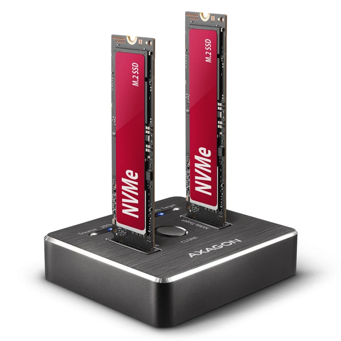 AXAGON ADSA-M2C dual M.2 NVMe dock