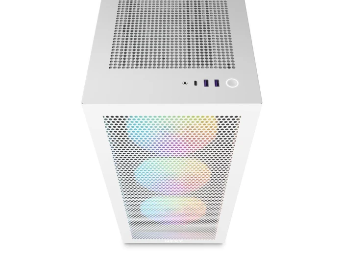 NZXT H7 Flow RGB Matte White