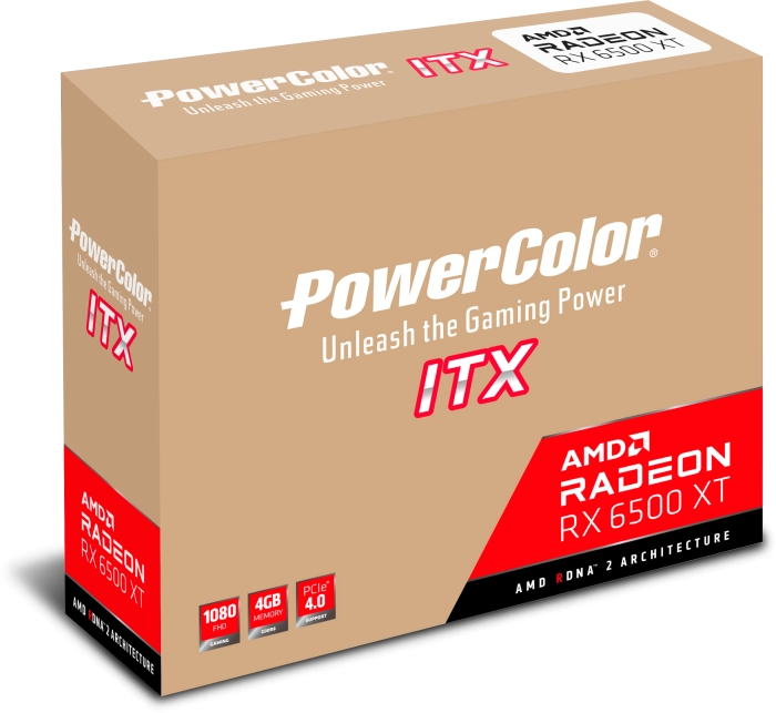 PowerColor AMD Radeon RX 6500 XT ITX 4GB