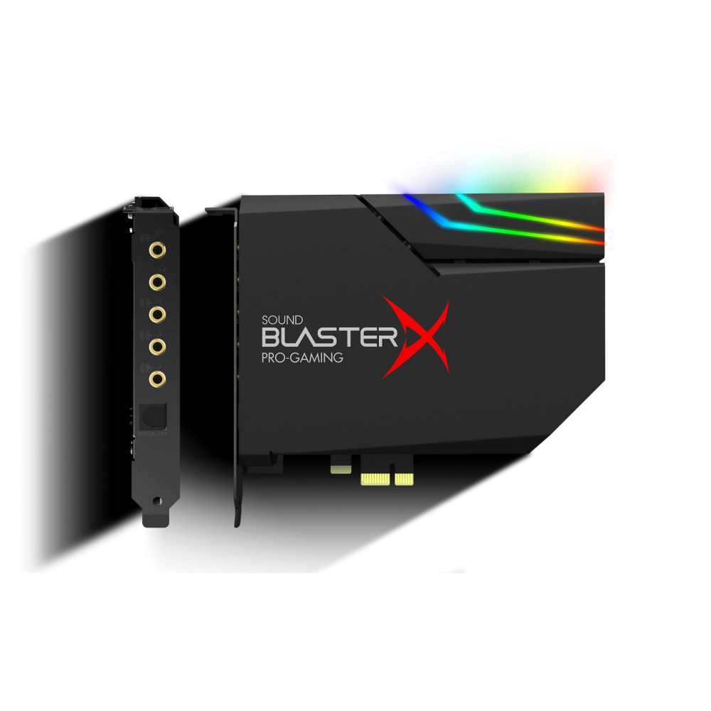 Звукова карта Creative Sound Blaster X AE-5, DAC + RGB AURORA LIGHTING, 7.1
