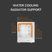 COUGAR AIRFACE PURE White - Fixed RGB