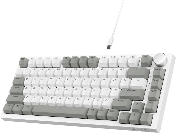 Ajazz AK820 White Light - Red Linear