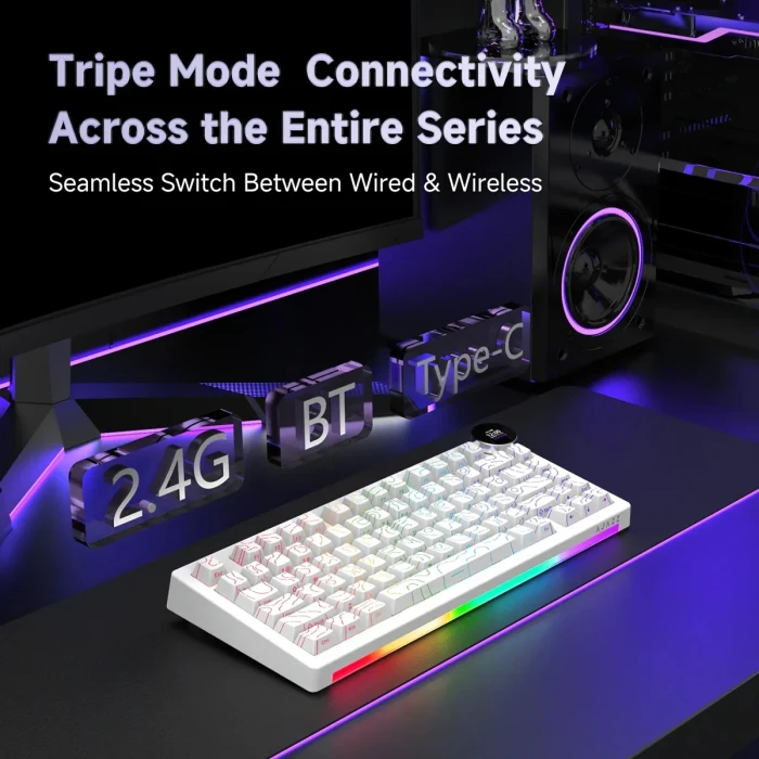 Ajazz Wireless AK820 V2 PRO - Linear