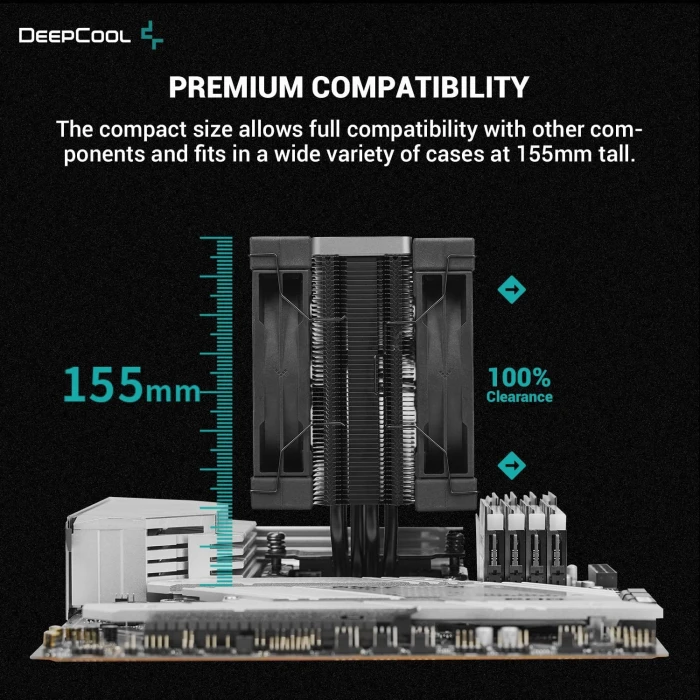 DeepCool AK400 Zero Dark Plus