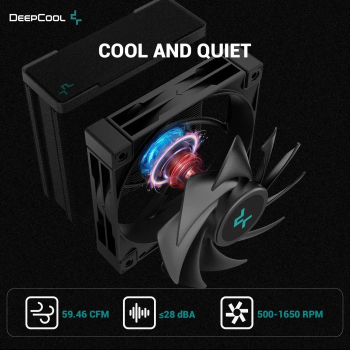 DeepCool AK400 Zero Dark Plus