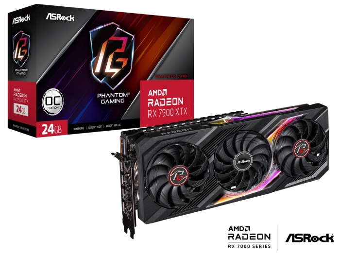 ASROCK AMD RADEON RX 7900 XTX Phantom Gaming OC 24GB