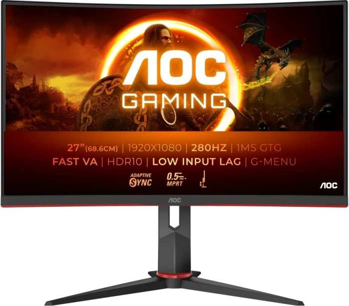 AOC C27G2Z3/BK 27" Curved VA 280Hz