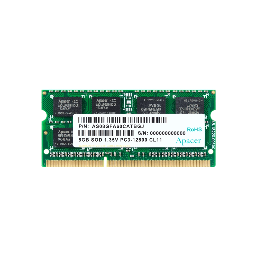 APACER 8GB DDR3L 1600MHz CL11 SO-DIMM