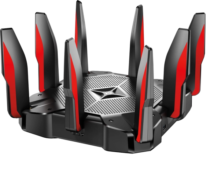 3-лентов геймърски рутер TP-Link Archer C5400X AC5400 MU-MIMO