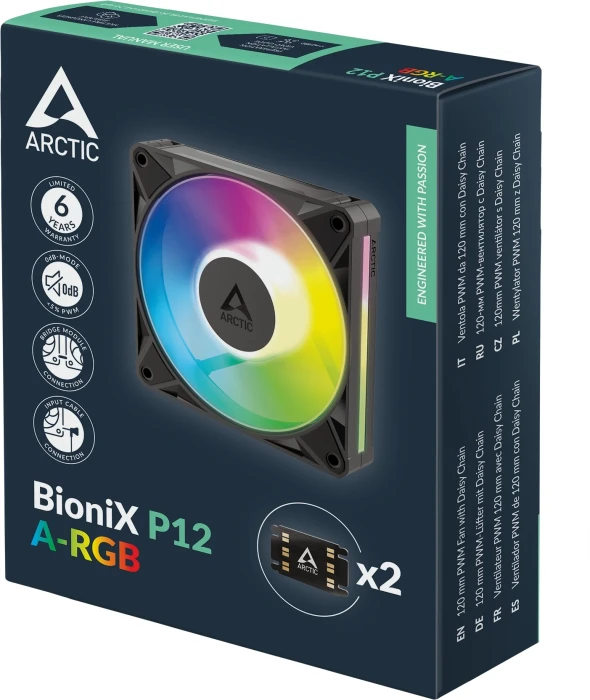 ARCTIC BioniX P12 A-RGB - Black