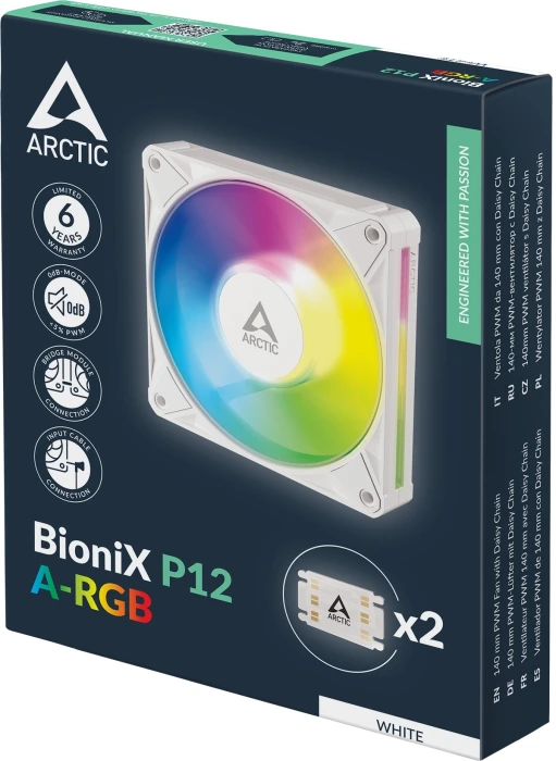ARCTIC BioniX P14 A-RGB - White