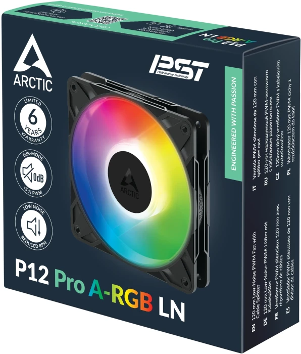 Arctic P12 Pro A-RGB LN - Black