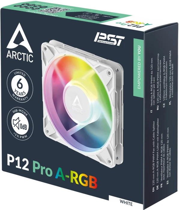 ARCTIC P12 Pro A-RGB White