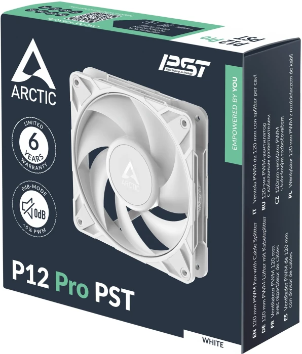 ARCTIC P12 Pro PST White