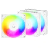 ARCTIC P12 Pro Reverse A-RGB White 3in1