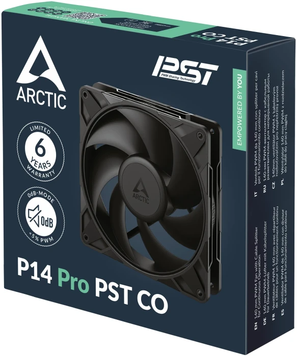 ARCTIC P14 Pro PST CO Black