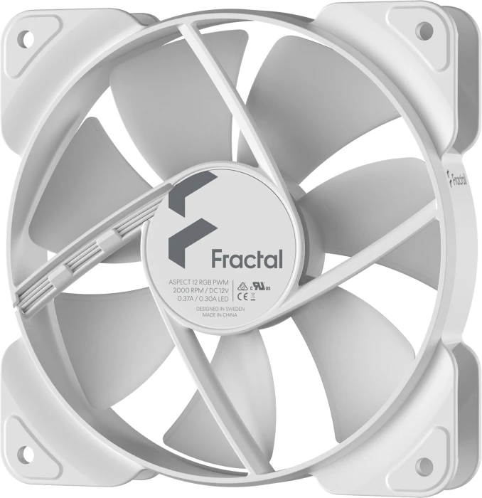 FRACTAL DESIGN ASPECT 12 aRGB PWM White