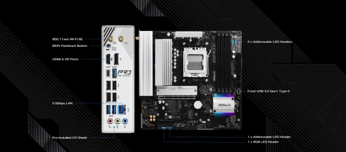 ASRock A620AM Pro RS WiFi