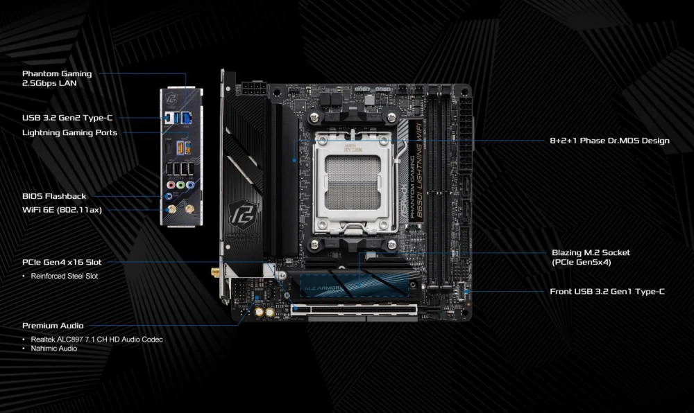 ASRock B650I Lightning WiFi