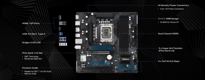 ASRock B760M PG Lightning DDR5