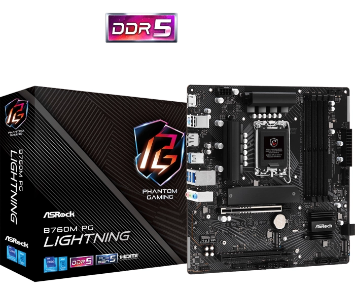 ASRock B760M PG Lightning DDR5