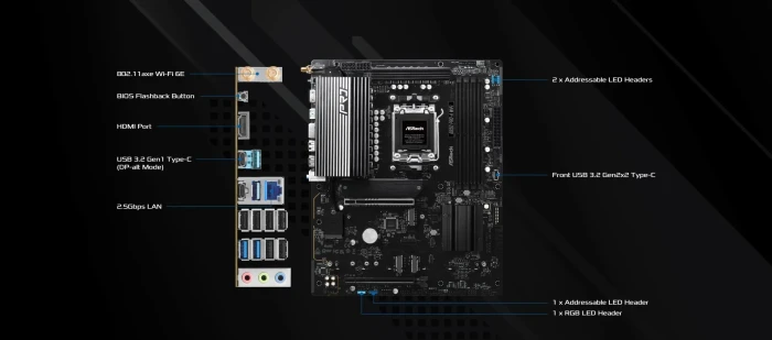 ASRock B850 Pro-A WiFi