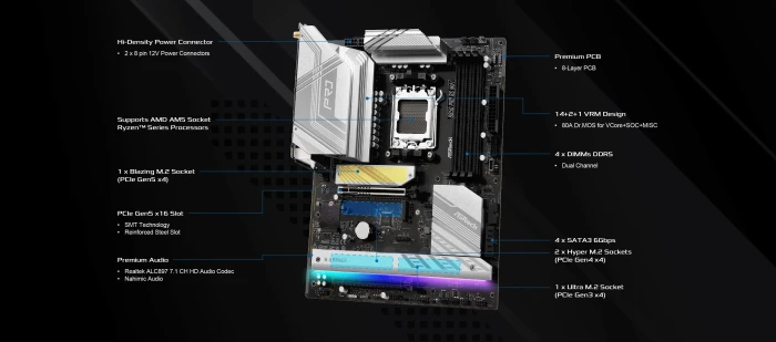 ASRock B850 Pro RS WiFi
