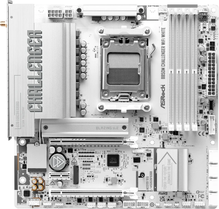 ASRock B850M Challenger WiFi White