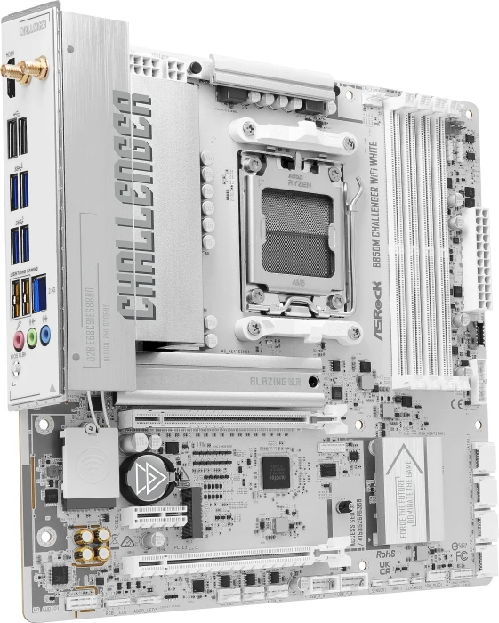 ASRock B850M Challenger WiFi White