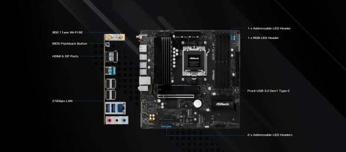 ASRock B850M Pro-A WiFi