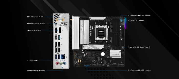 ASRock B850M Pro RS WiFi