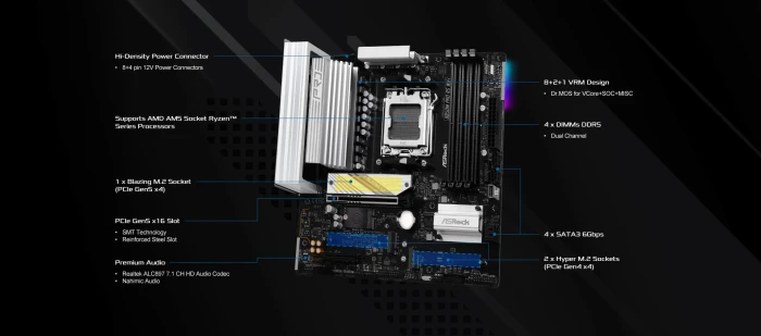 ASRock B850M Pro RS WiFi