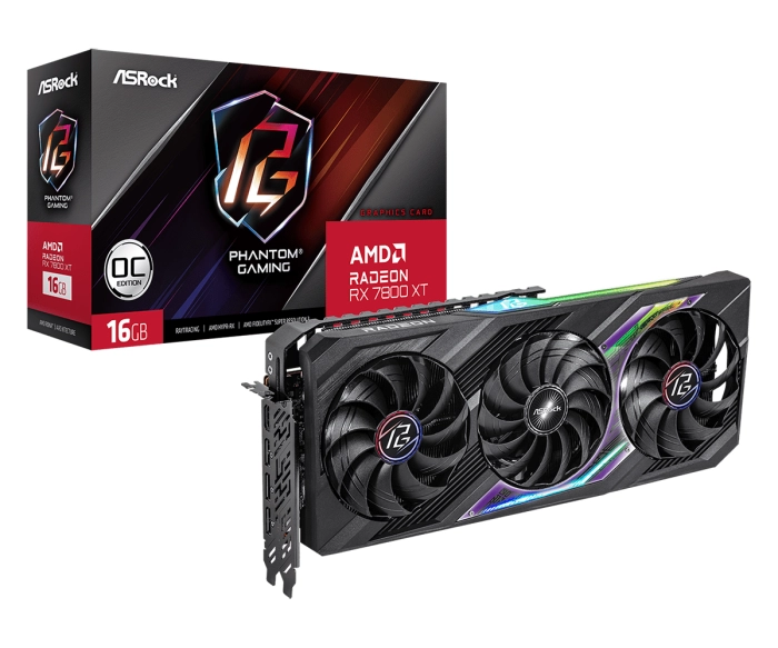 ASRock Radeon RX 7800 XT Phantom Gaming 16GB OC